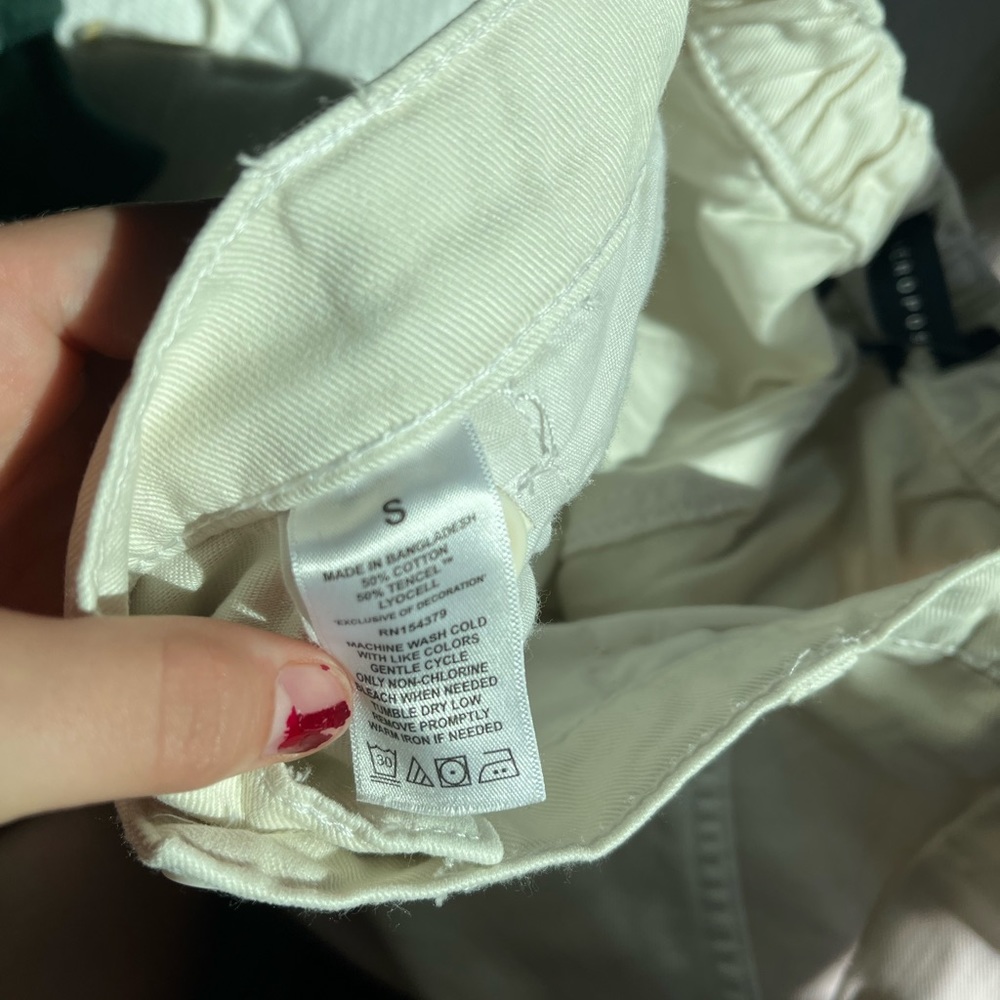 Low rise baggy pants